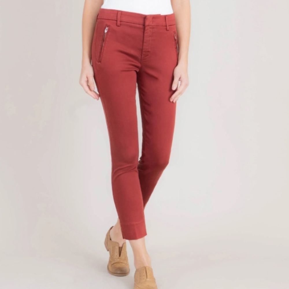 Level 99 Red Straight Leg Pants